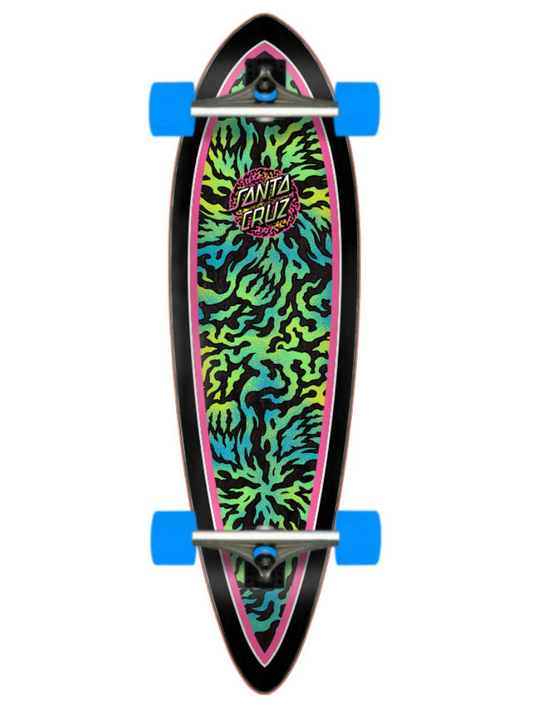 Obscure Dot 9.20in x 33in Pintail Cruiser Skateboard Santa Cruz