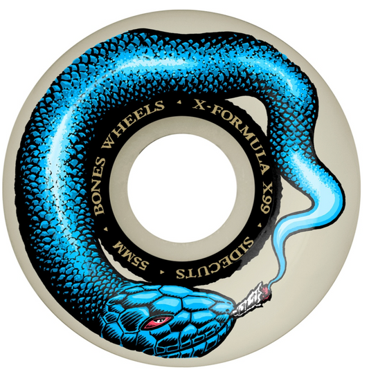 BONES X-FORMULA SMOKIN SNAKE V5 SIDECUT 55MM 99A (Set of 4)