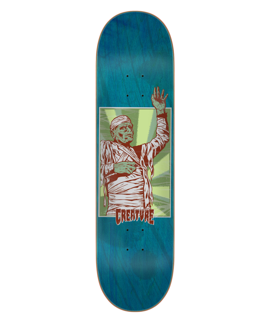 Mummy 2 7 Ply Birch Skateboard Deck 8.25in x 32.04in Creature