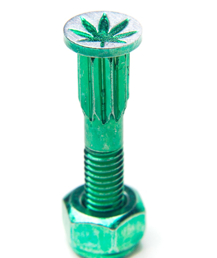 SCREW CITY HARDWARE GREEN SWEET LEAF 1"