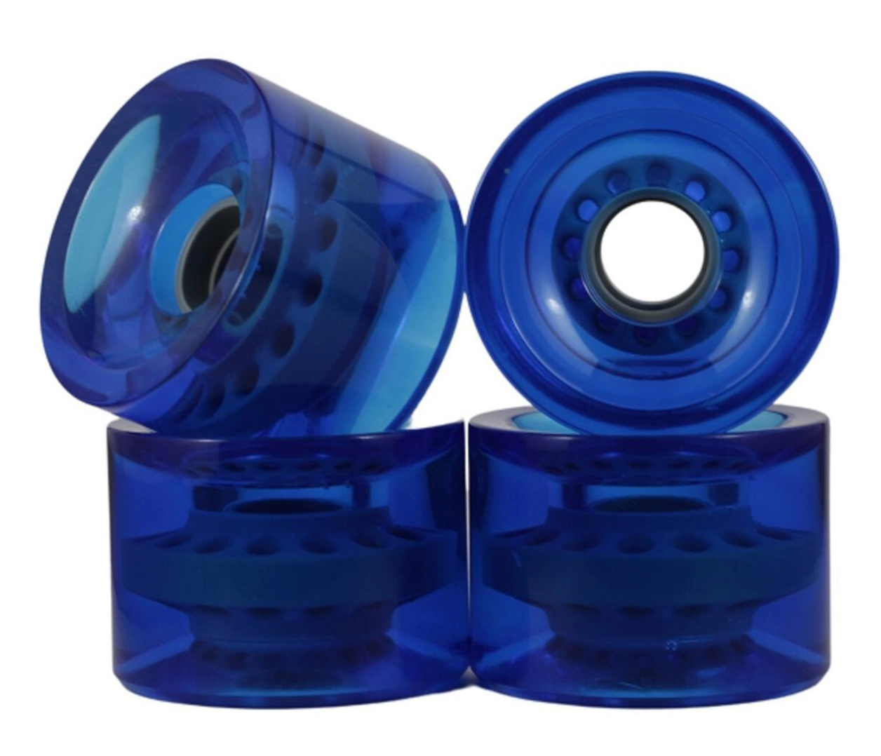 BLANK CRUISER CLEAR BLUE 70MM 78A (Set of 4)