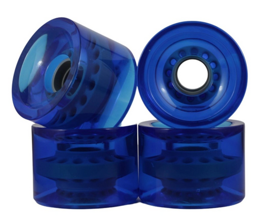 BLANK CRUISER CLEAR BLUE 70MM 78A (Set of 4)