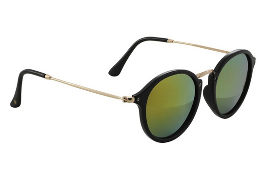 GLASSY KLEIN BLACK/RED MIRROR POLARIZED SUNGLASSES