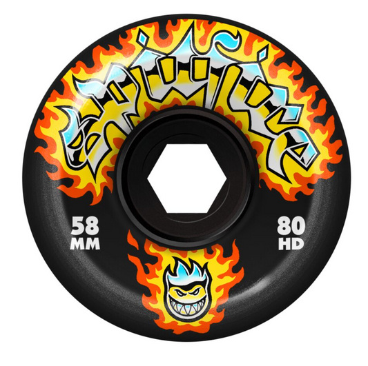 SPITFIRE 80HD CHROME VENOM BLACK CONICAL FULL 58MM 80D (Set of 4)