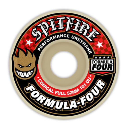 SPITFIRE FORMULA FOUR CONICAL FULL 53MM 101D (Set of 4)