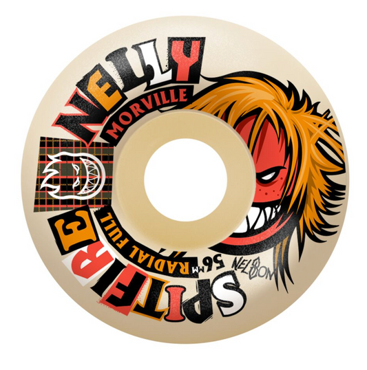 SPITFIRE FORMULA FOUR NELLY MORVILLE ROUGH CUT RADIAL FULL 56MM 99D (Set of 4)