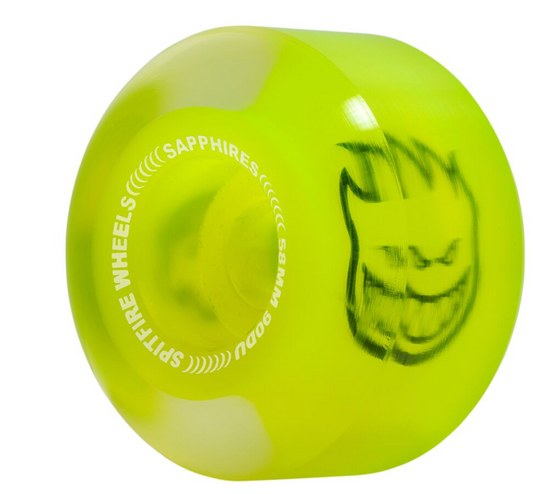 SPITFIRE SAPPHIRE CONICAL FULL NEON YELLOW 58MM 90D (Set of 4)