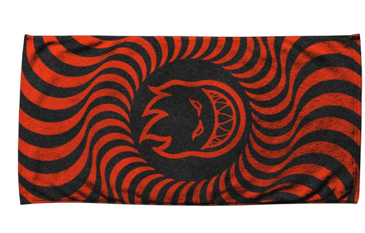 SPITFIRE BIGHEAD SWIRL II BLACK/RED TOWEL