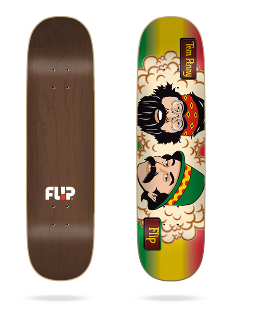 FLIP PENNY TOM'S FRIENDS RASTA STRIPE DECK 8.125