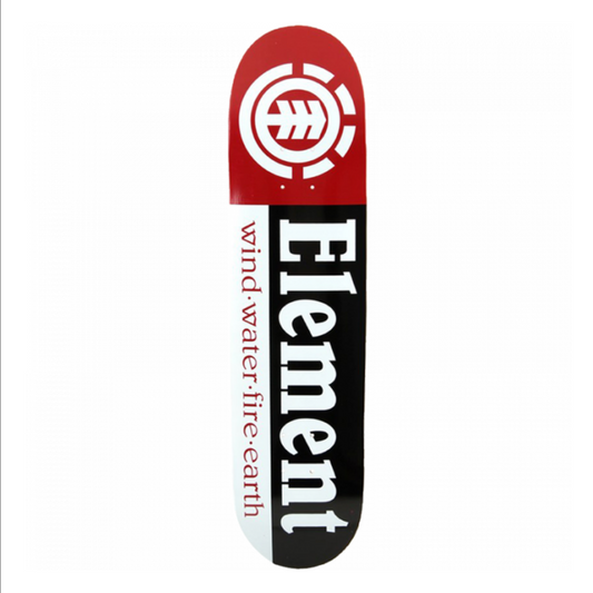 EL SECTION DECK-8.25 BLK/WHT/RED