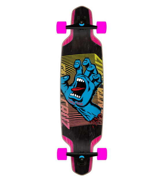 Split Hand 9.50in x 37.52in Drop Down Cruzer Santa Cruz