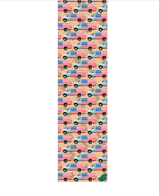 Joe Brook Repeat Van CLEAR Grip Tape 9in x 33in Sheet Graphic Mob