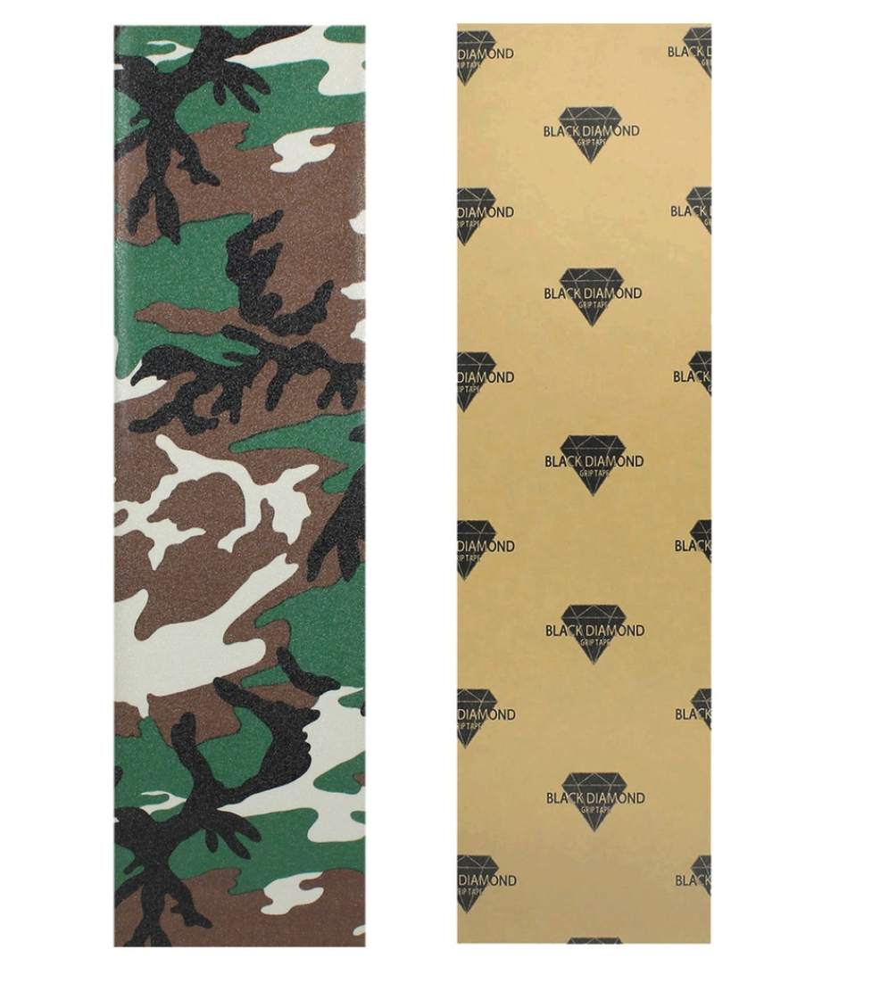 BLACK DIAMOND LONGBOARD GRIPTAPE SHEET 10.00 X 48.00 CAMO