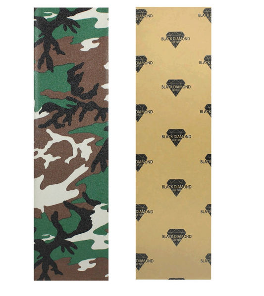 BLACK DIAMOND LONGBOARD GRIPTAPE SHEET 10.00 X 48.00 CAMO