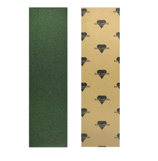 BLACK DIAMOND LONGBOARD GRIPTAPE SHEET 10.00 X 48.00 GREEN GLITTER