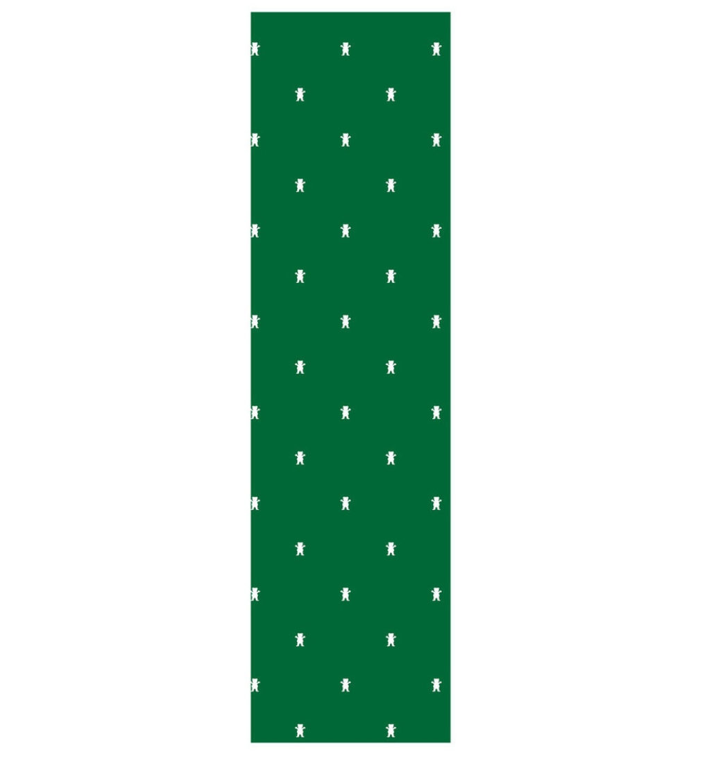 GRIZZLY 9" POLKA DOT OG BEAR GREEN PERFORATED SHEET