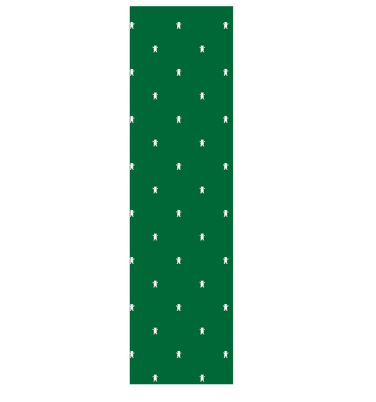 GRIZZLY 9" POLKA DOT OG BEAR GREEN PERFORATED SHEET