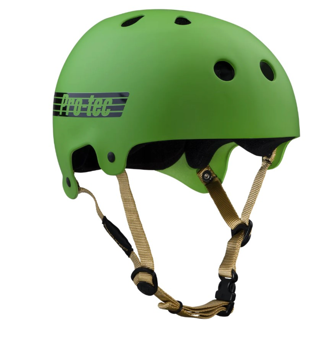 PRO TEC OLD SCHOOL CERTIFIED HELMET MATTE SEAWEED S
