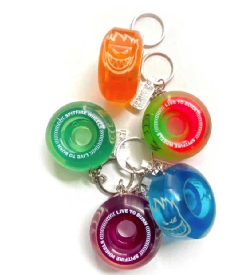 SPITFIRE WHEEL KEYCHAIN ASSORTED SAPPHIRES
