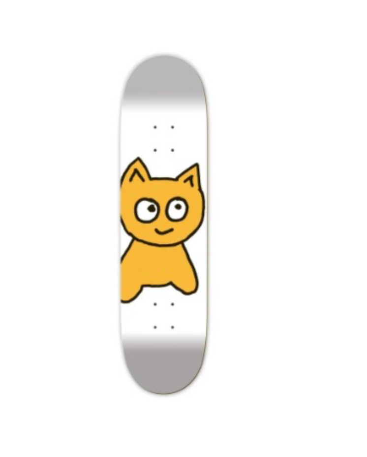 MEOW TEAM BIG CAT WHITE DECK 7.75