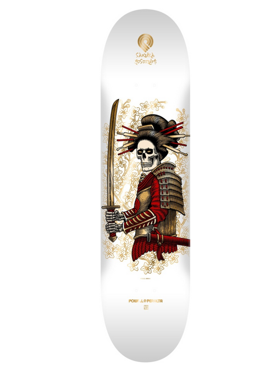 POWELL YOSOZUMI ONNA-BUGEISHA WHITE/GOLD FOIL DECK 8.25