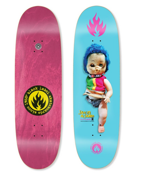 BLACK LABEL JASON ADAMS PUNK BABY 2 CUSTOM EGG SHAPED DECK 9.5