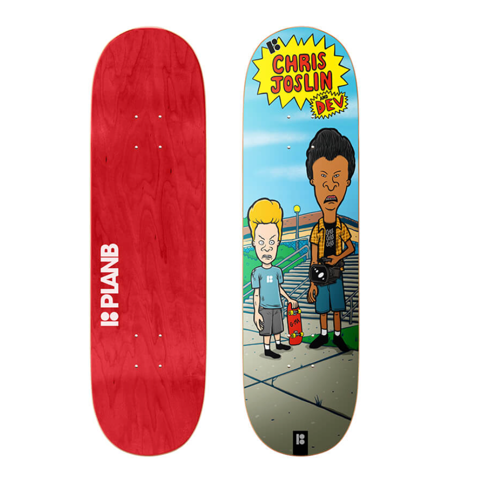 PLAN B JOSLIN JOSLIN & DEV TWIN TAIL MINI DECK 8.0 X 29.5