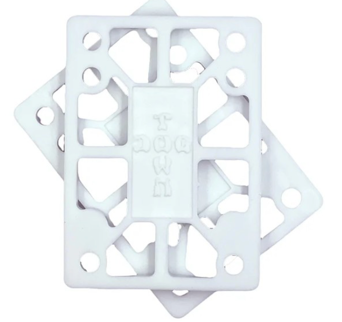 DOGTOWN RISERS 1/4" WHITE