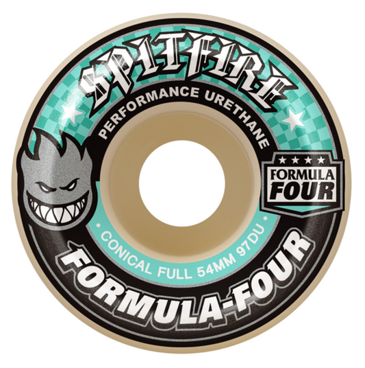 SF F4 97a CONICAL FULL 56mm WHT W/TURQ