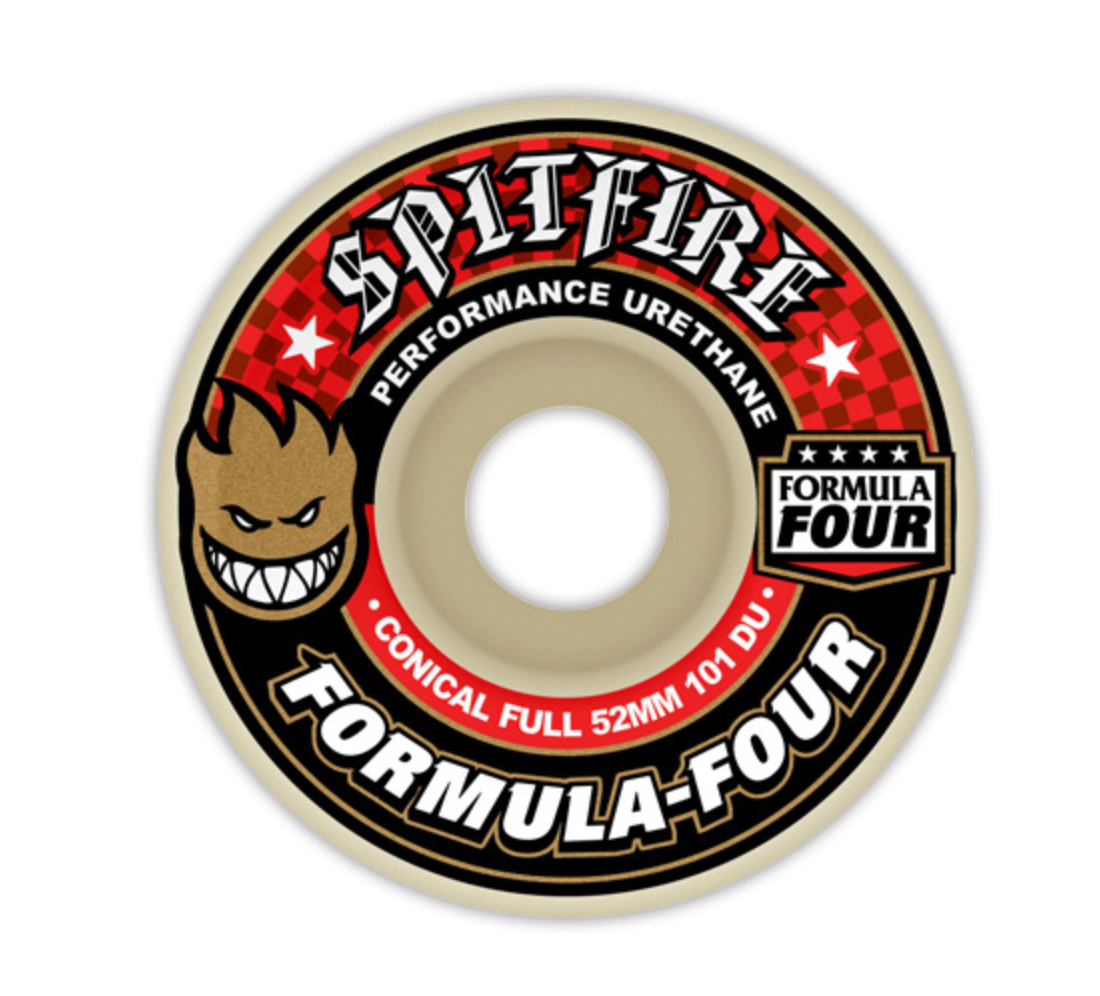 SPITFIRE FORMULA FOUR CONICAL FULL 52MM 101D (Set of 4)