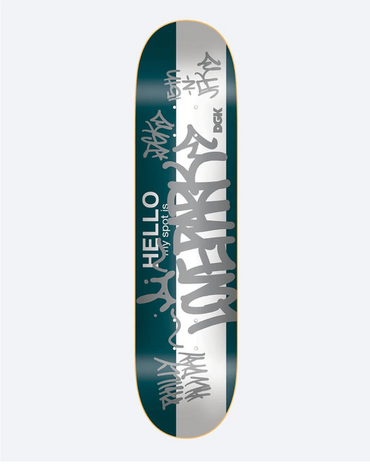 DGK TEAM MY SPOT IS LOVE PARK DECK 8.25