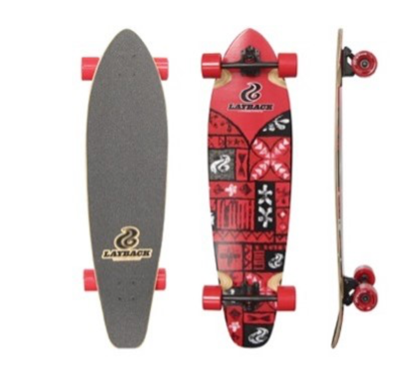 LAYBACK TAVI KICK TAIL LONGBOARD COMPLETE 9.75 X 40.00