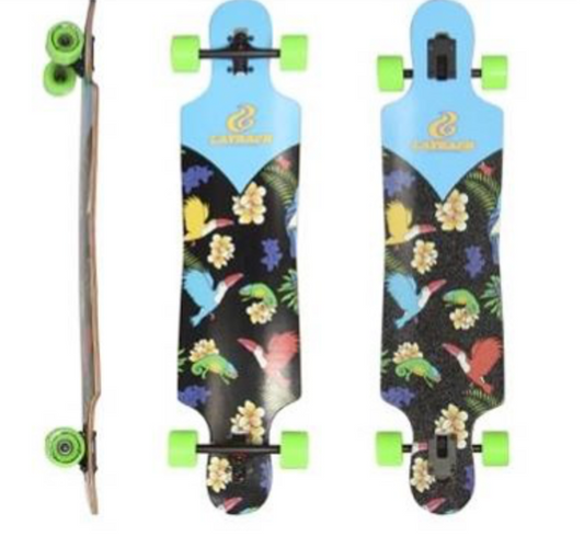 LAYBACK TROPIC DROP THROUGH LONGBOARD COMPLETE 9.50 X 40.00