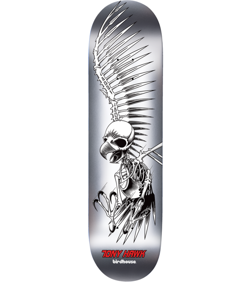 Birdhouse Tony Hawk "Full Skull" Foil Skateboard Deck — 8.0"