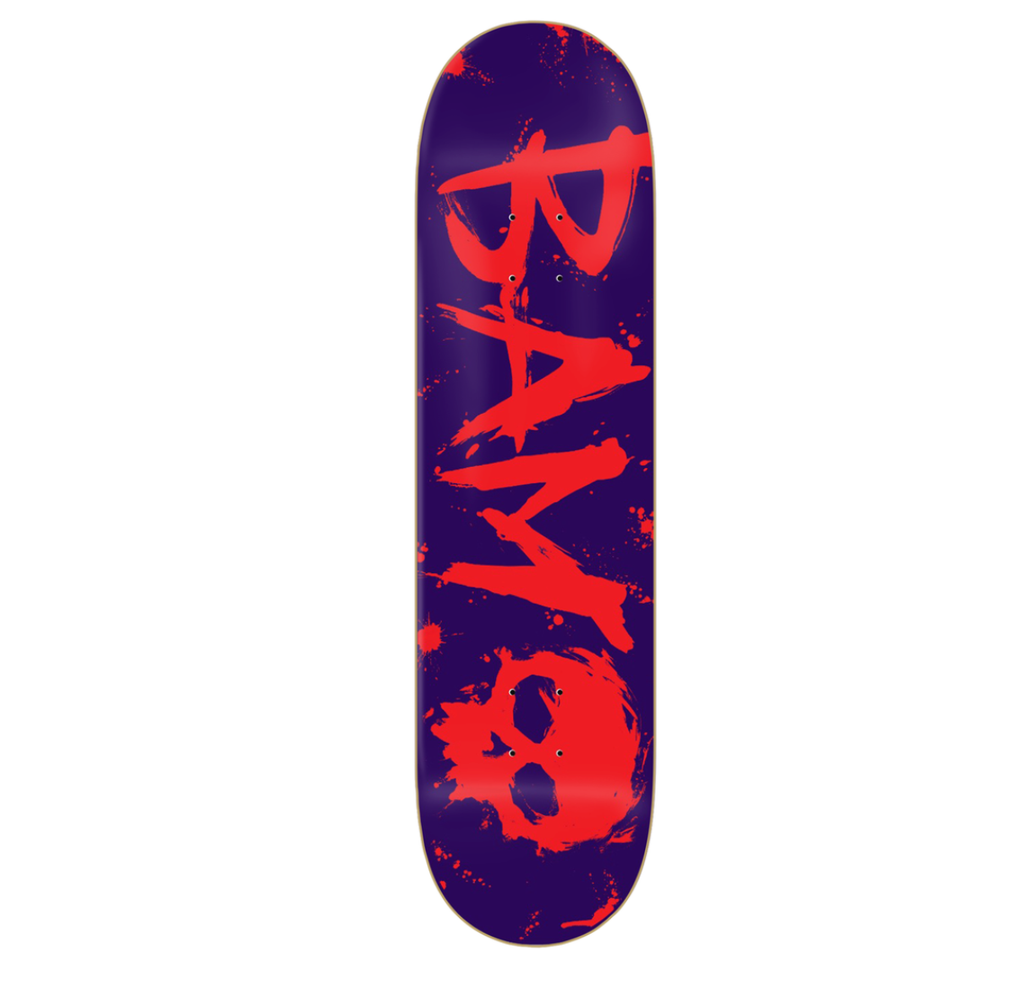 Zero x Bam Margera "Purple Blood" Skateboard Deck — 8.25"