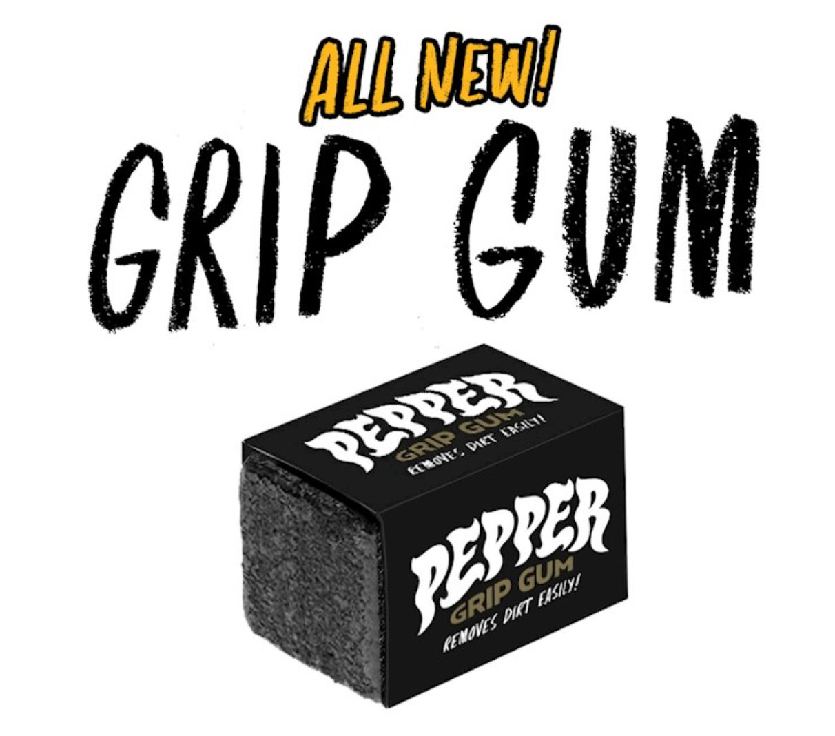 Pepper Grip Gum — Skateboard Grip Tape Cleaner