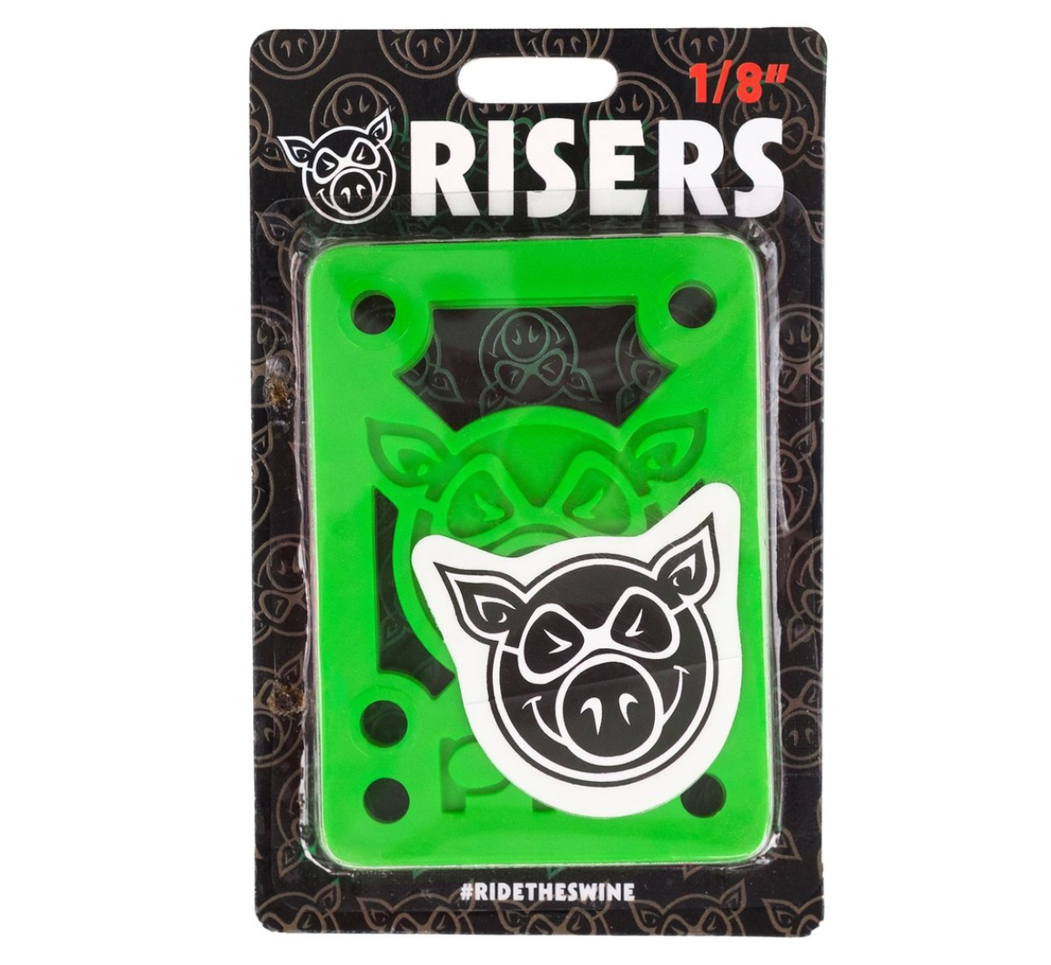 PIG 1/8" HARD RISERS GREEN