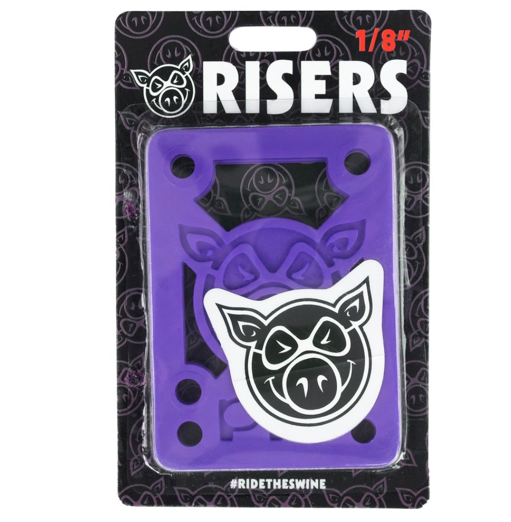 PIG 1/8" HARD RISERS PURPLE