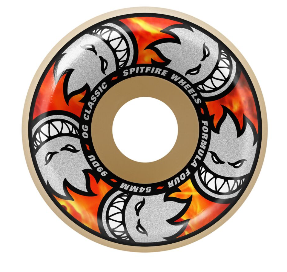 SPITFIRE FORMULA FOUR MULTIBALL OG CLASSIC 54MM 99D (Set of 4)