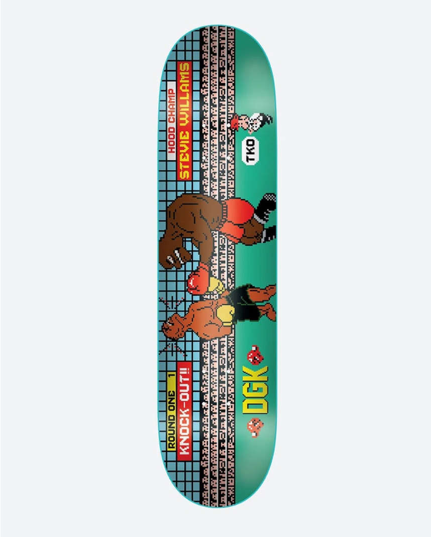 DGK WILLIAMS 8-BIT TKO DECK 8.25