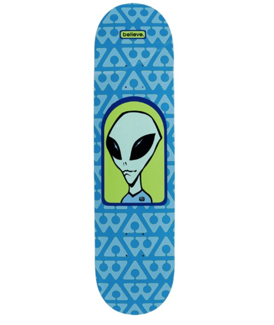 ALIEN WORKSHOP TEAM BELIEVE PATTERN DECK 8.12