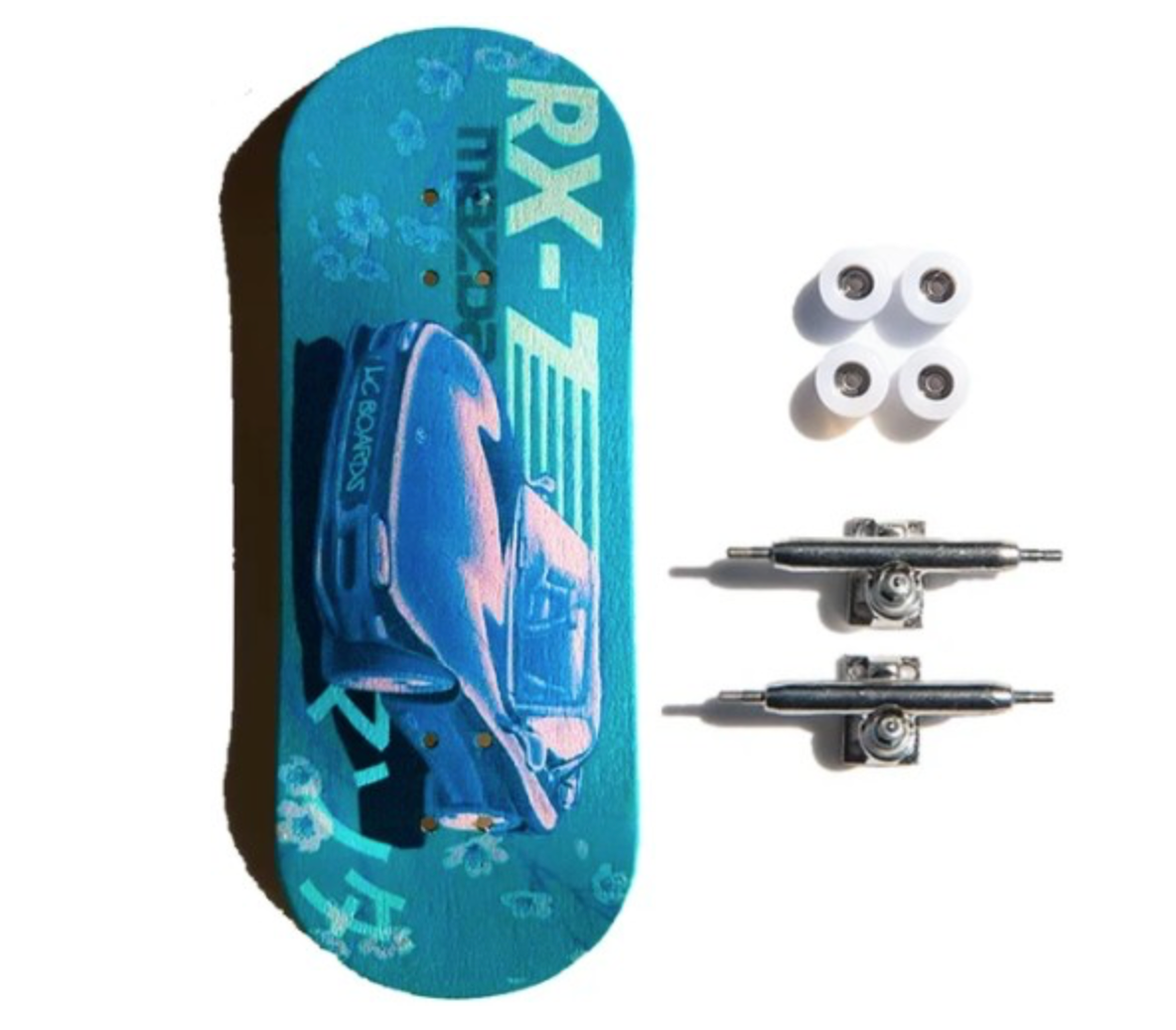 LC BOARDS GARAGE SERIES RX-7 FOAM GRIPTAPE COMPLETE 98 X 34