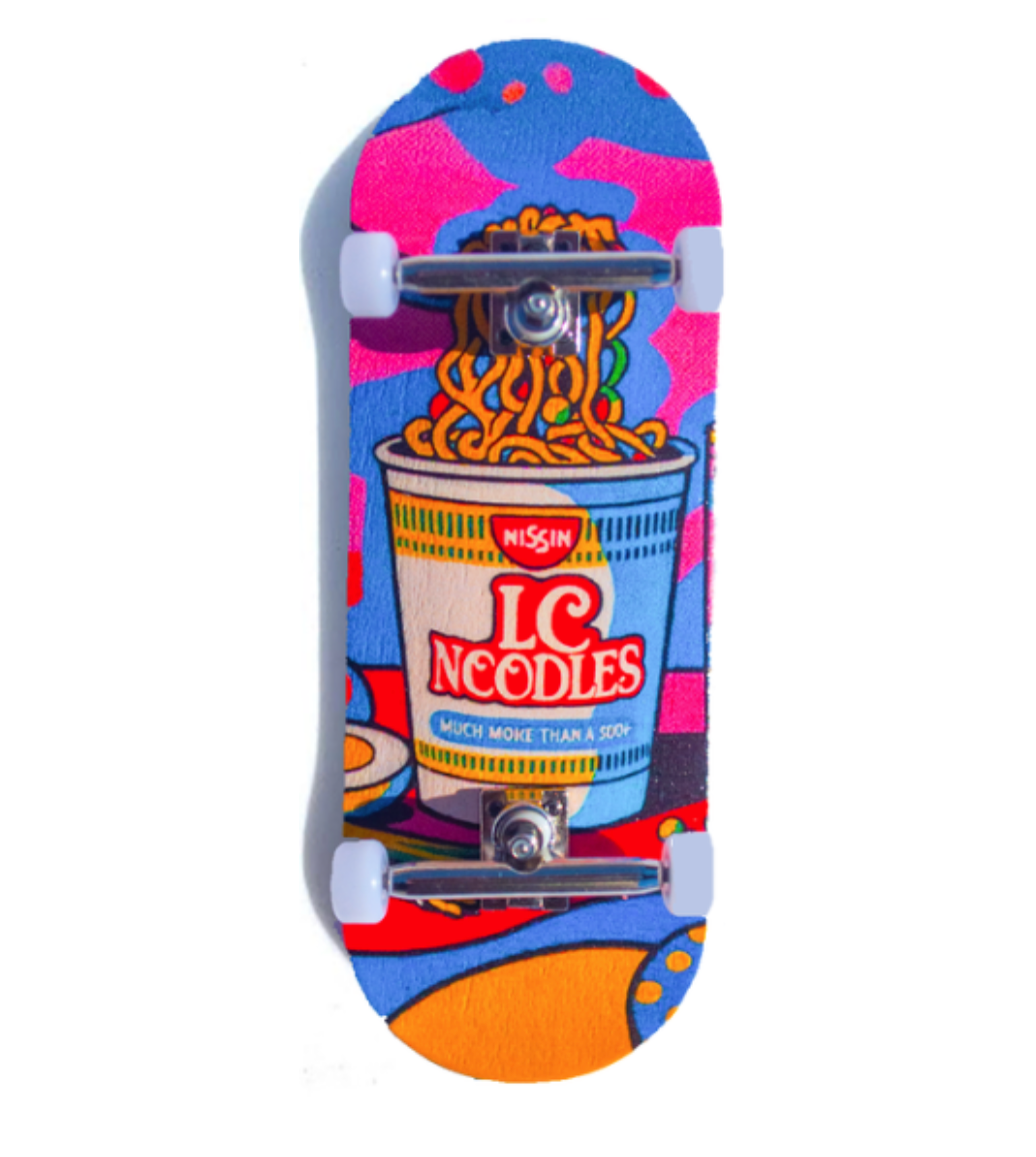 LC BOARDS SNACK SERIES NOODLES FOAM GRIPTAPE COMPLETE 98 X 34