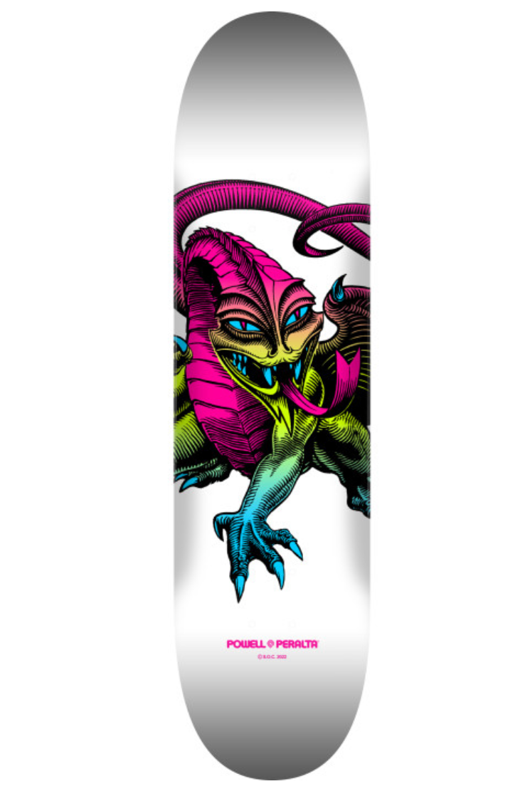 POWELL CABALLERO DRAGON LIME FADE/WHITE DECK 8.25